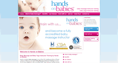 Desktop Screenshot of handsonbabies.co.uk